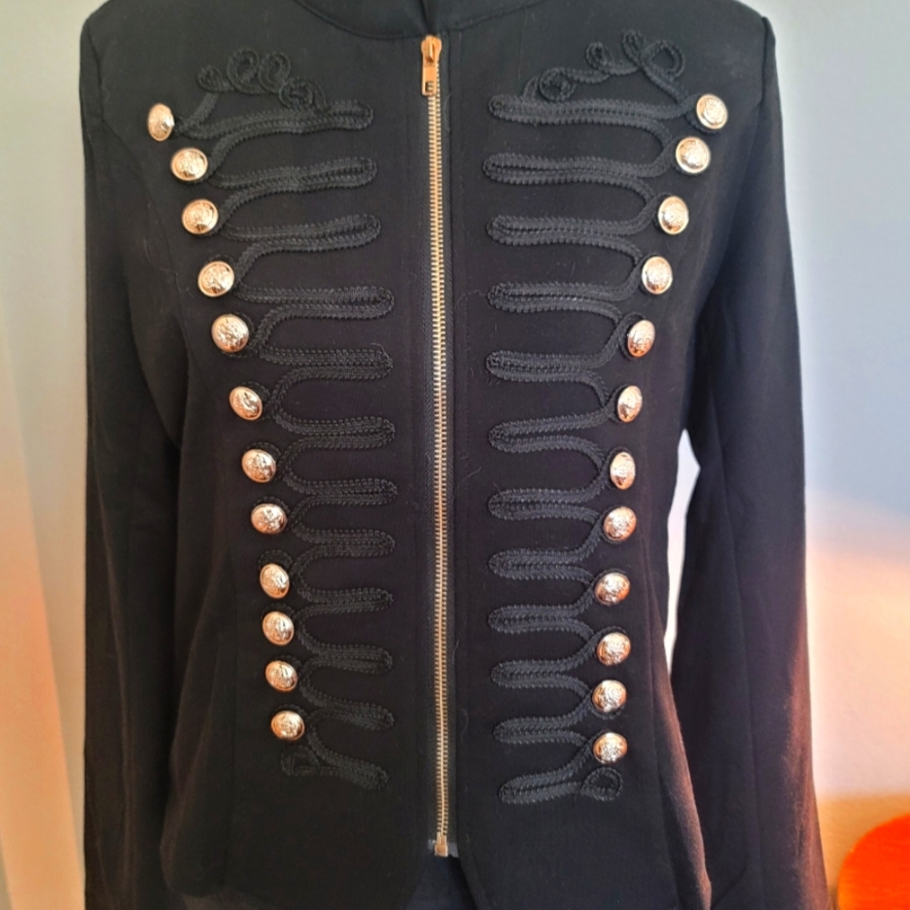 Hearts & Roses Cotton Military Jacket